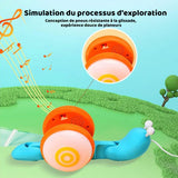 Jouet escargot à pousser et à tirer