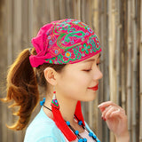 Chapeau Brodé Ethnique Mode Décontractée