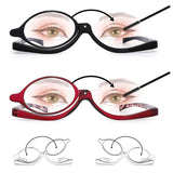 Lunettes de maquillage transparentes