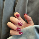 Dessin d'ongles œil de chat (24pcs)