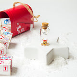 Carte de Noël dans une bouteille