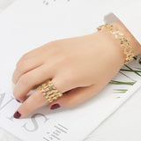 Anneau de bracelet convertible réglable 2 en 1