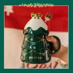 Tasse d'arbre de Noël créative 3D