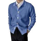 Cardigan en Tricot à Boutons Uni