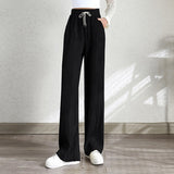 Pantalon ample décontracté pleine longueur pour femmes