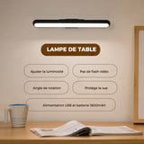 Lampe de lecture magnétique à longue bande