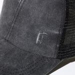 Nouvelle Casquette en Maille Croisée pour Cheveux en Queue de Cheval
