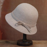 Chapeau de pêcheur en tweed de laine