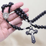 Collier chapelet croix