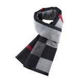 Écharpe à Carreaux en Faux Cachemire