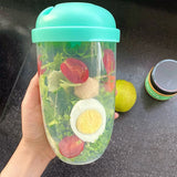 Tasse à salade portative légère Mason