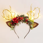 Bandeau de costume en bois de cerf