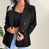 Blazer polyvalent en velours côtelé