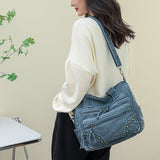 Sacs à main fourre-tout couleur denim