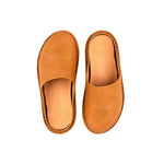 Babouches d'été en cuir