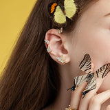 Boucles d'oreilles Butterfly Garden Crescent