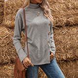 Pull en maille avec braguette boutonnée