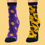 Chaussettes d'Halloween pour femme(6 paires)