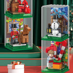 Boîte aveugle de blocs de construction de Noël