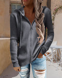 Gilet à capuche avec zip