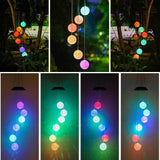 Lampes carillon à particules solaires pour l'extérieur