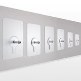 Crochets transparents sans poinçonnage (12 pièces)