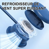 Mini ventilateur de cou portable USB pliable
