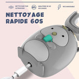 Brosse à dents électrique étanche pour enfants en forme de U