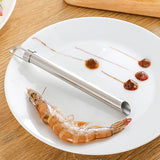 Coupe-fil multifonctionnel en acier inoxydable pour crevettes (2 pièces)