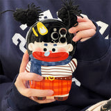 Étui de téléphone drôle de maillot de bain de tresse