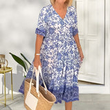 Robe Bohème à Col en V