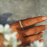 Anneau de fleur de marguerite