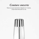 Tondeuse À Poils De Nez Manuel en Acier Inoxydable