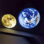 Lampe à LED à projection de la lune et de la terre