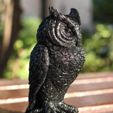Porte-bougies en forme de hibou
