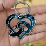 Porte-clés coeur personnalisé