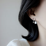 Boucles d'Oreilles Alphabet Porte-bonheur