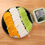 Circulaire multifonctionnelle de ménage de cuisine de coupe-légumes de tambour