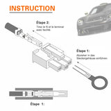 Outil de suppression de terminal de voiture