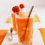 Cuillère à café paille en acier inoxydable