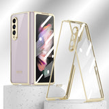 Étui de téléphone double face en verre trempé magnétique pour Samsung