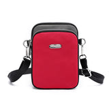 Sac à bandoulière tendance à trois couches pour femme