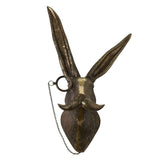 Pendentif en résine tête d'animal