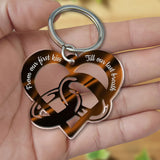 Porte-clés coeur personnalisé