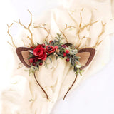 Bandeau de costume en bois de cerf