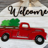 Panneau de bienvenue vintage interchangeable