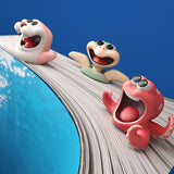 Signet animal marin stéréo 3D