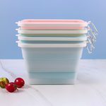 Boîte de rangement pliable en silicone pour aliments
