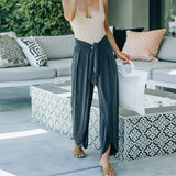 Pantalon large en tricot ample