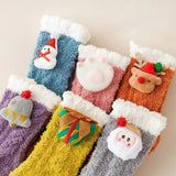 Chaussettes de Noël pelucheuses